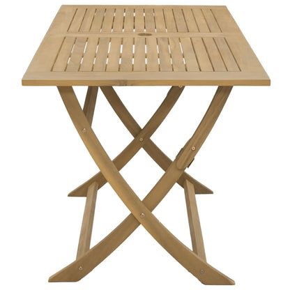 vidaXL Gartentisch Klappbar 120x70x75 cm Massivholz Akazie