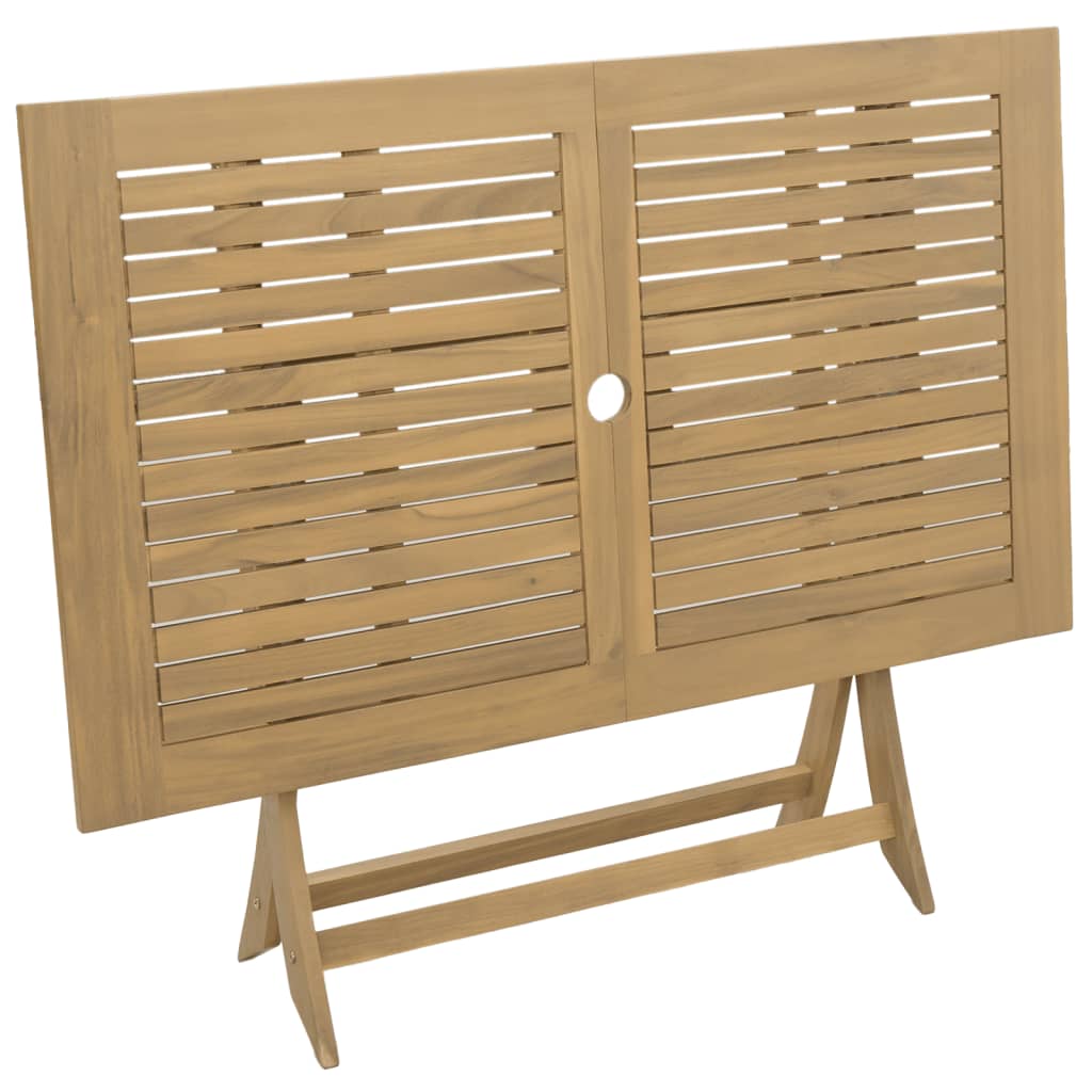 vidaXL Gartentisch Klappbar 120x70x75 cm Massivholz Akazie