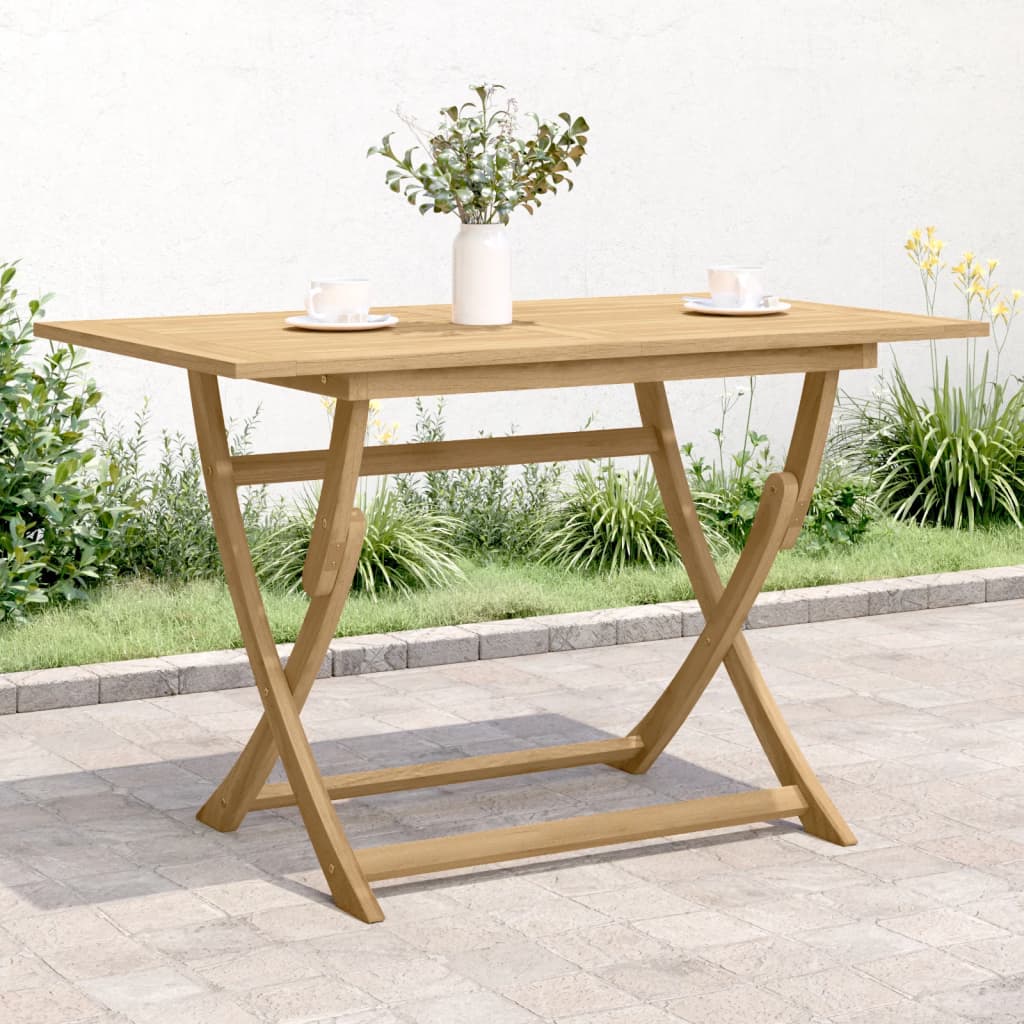 vidaXL Gartentisch Klappbar 120x70x75 cm Massivholz Akazie