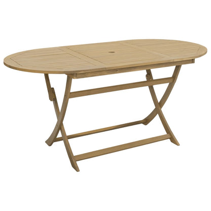 vidaXL Table de jardin pliable 160x85x75 cm Bois d'acacia massif