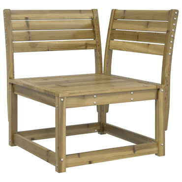 vidaXL Canapé d'angle de jardin 73x73x78 cm Bois de pin imprégné