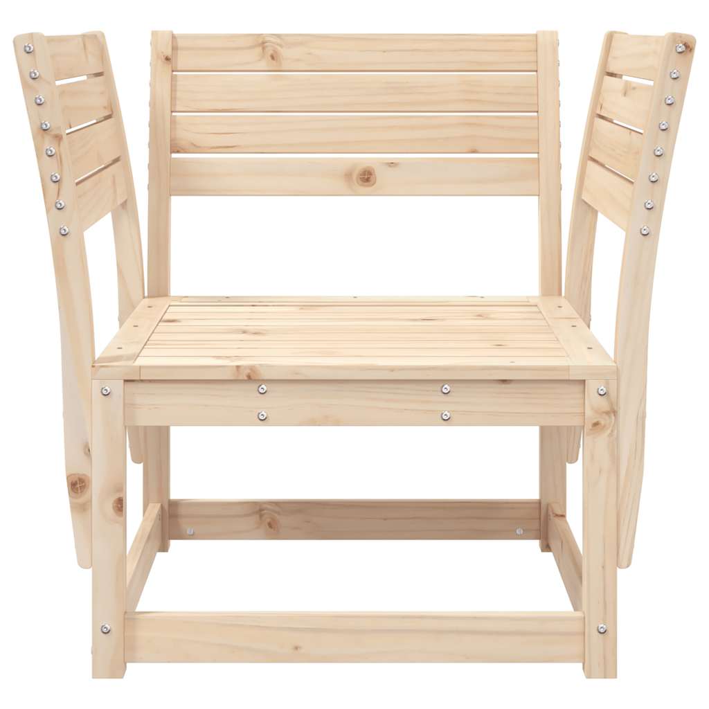 vidaXL Chaise de jardin en pin massif