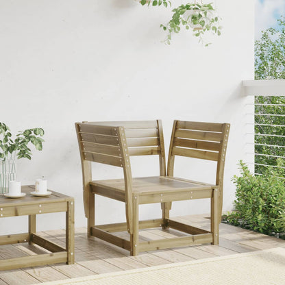 vidaXL Chaise de jardin en pin imprégné