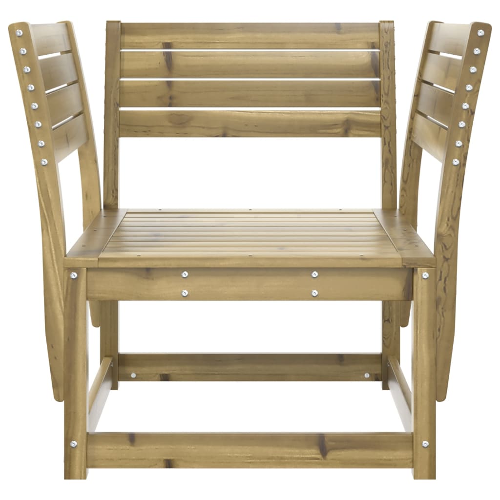 vidaXL Chaise de jardin en pin imprégné