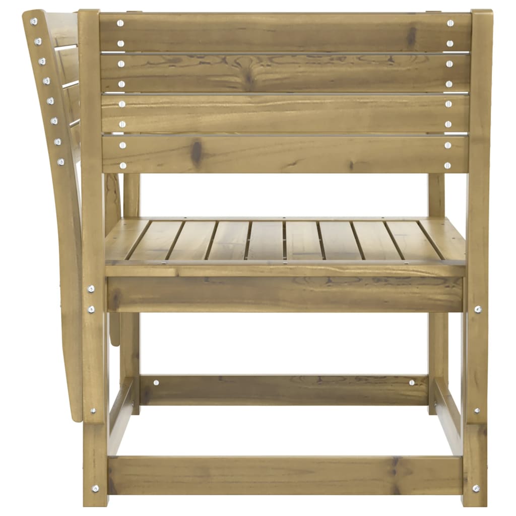 vidaXL Chaise de jardin en pin imprégné