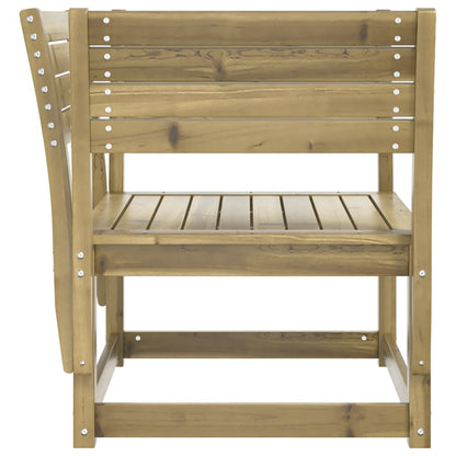 vidaXL Chaise de jardin en pin imprégné