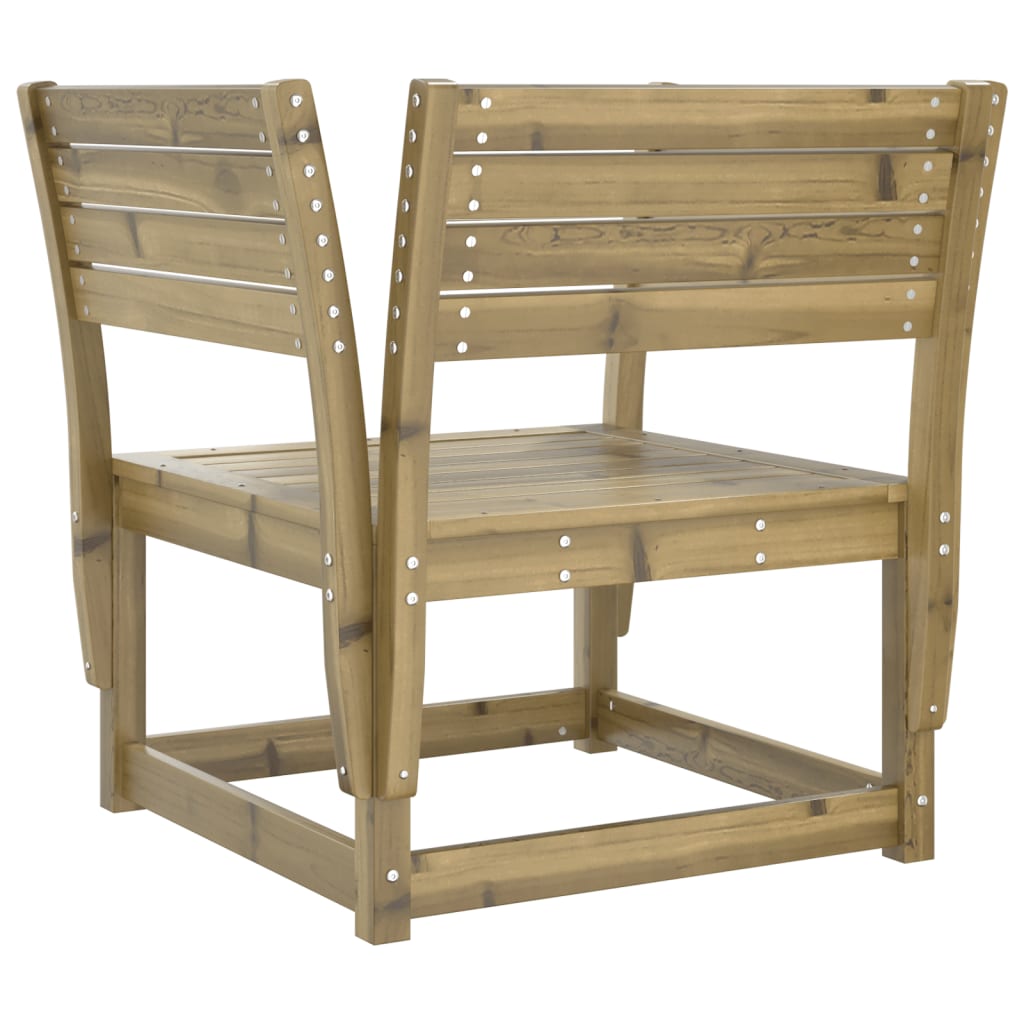 vidaXL Chaise de jardin en pin imprégné