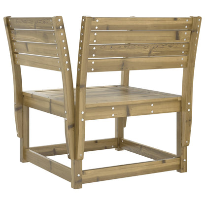 vidaXL Chaise de jardin en pin imprégné