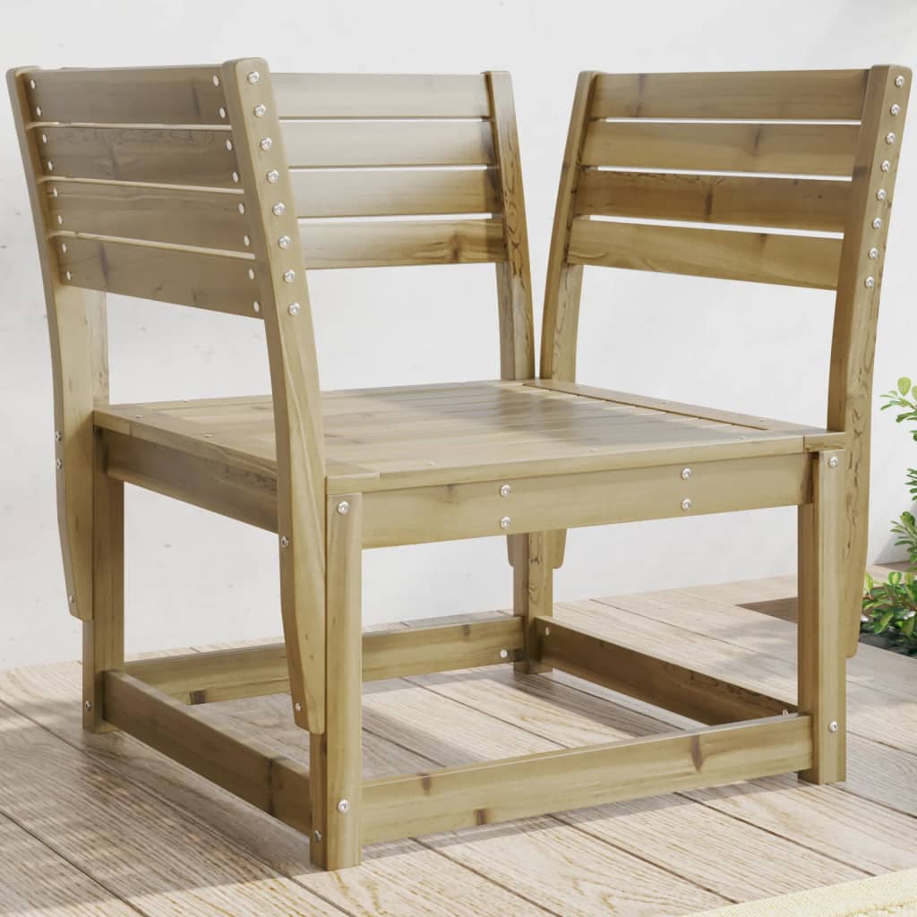 vidaXL Chaise de jardin en pin imprégné