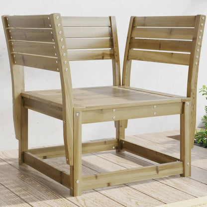vidaXL Chaise de jardin en pin imprégné