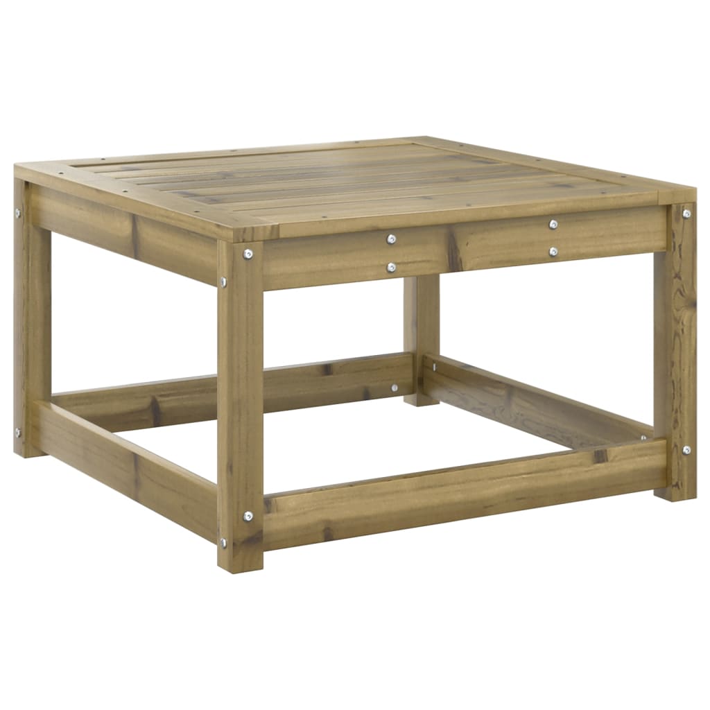 vidaXL Tabouret de jardin en pin imprégné