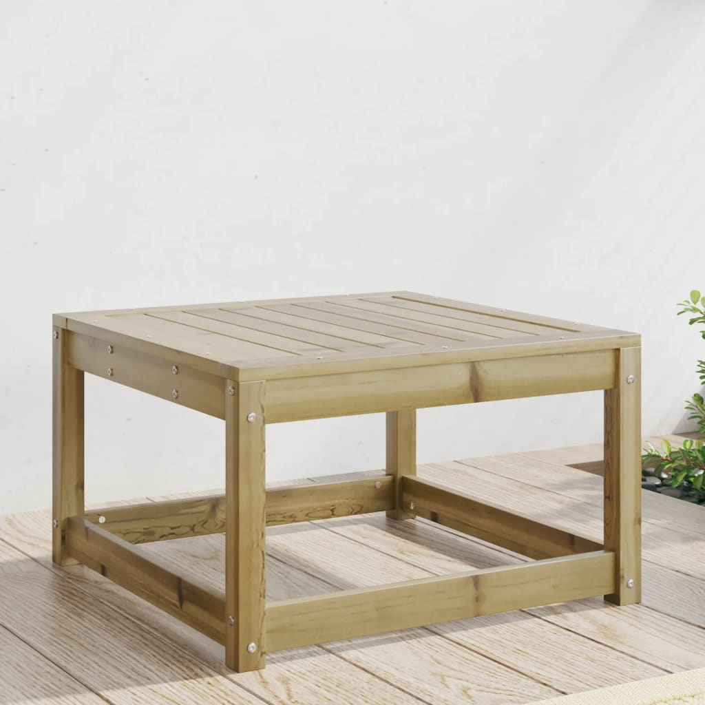 vidaXL Tabouret de jardin en pin imprégné