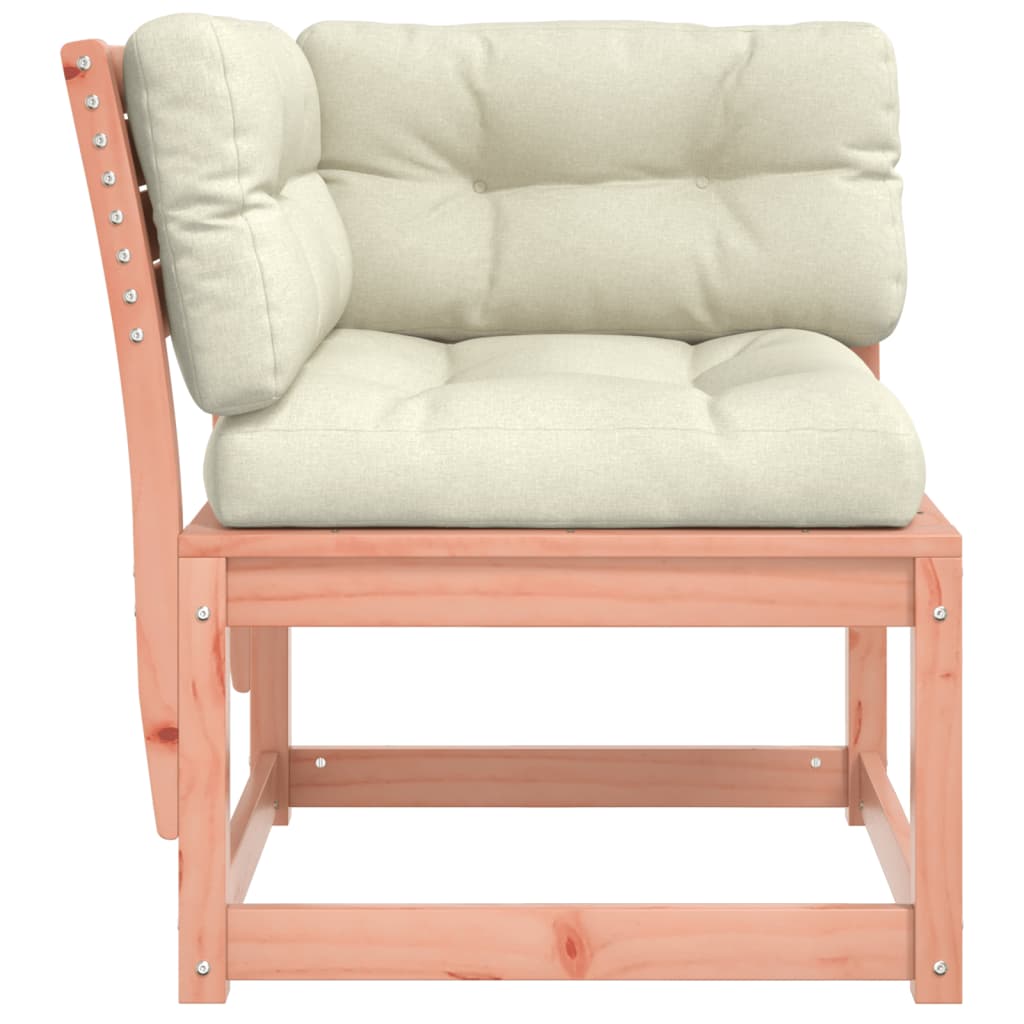 vidaXL Garten-Ecksofa mit Kissen 73x73x78 cm Massivholz Douglasie
