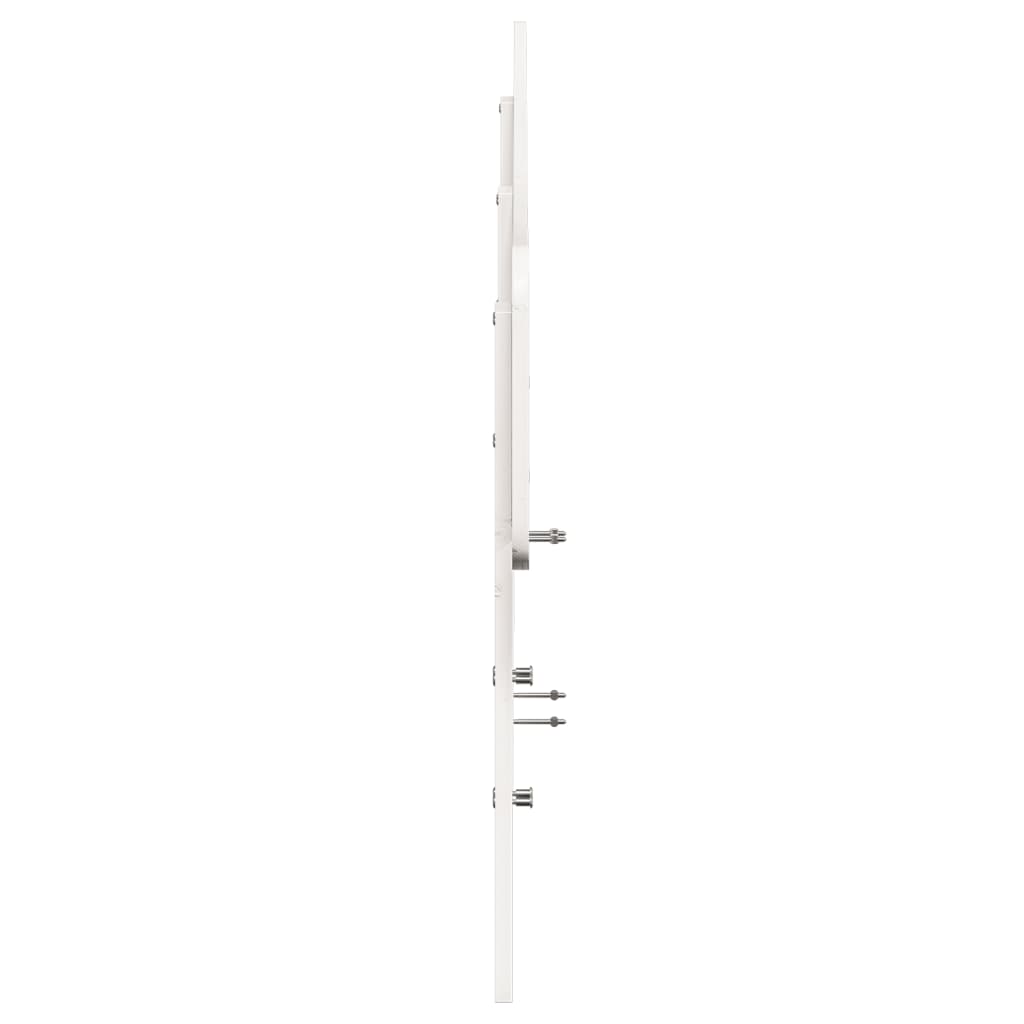 vidaXL Kopfteil Weiß 200 cm Massivholz Kiefer