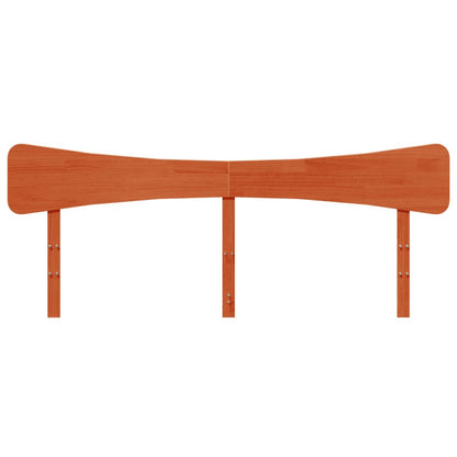 vidaXL Kopfteil Wachsbraun 200 cm Massivholz Kiefer