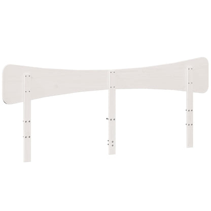 vidaXL Kopfteil Weiß 180 cm Massivholz Kiefer