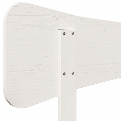 vidaXL Kopfteil Weiß 180 cm Massivholz Kiefer