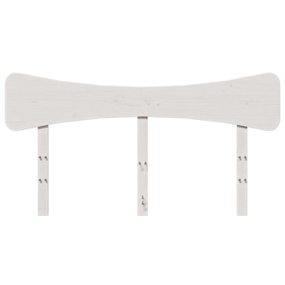 vidaXL Kopfteil Weiß 150 cm Massivholz Kiefer