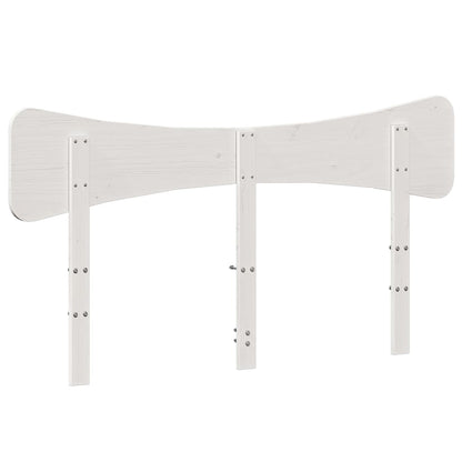 vidaXL Kopfteil Weiß 150 cm Massivholz Kiefer