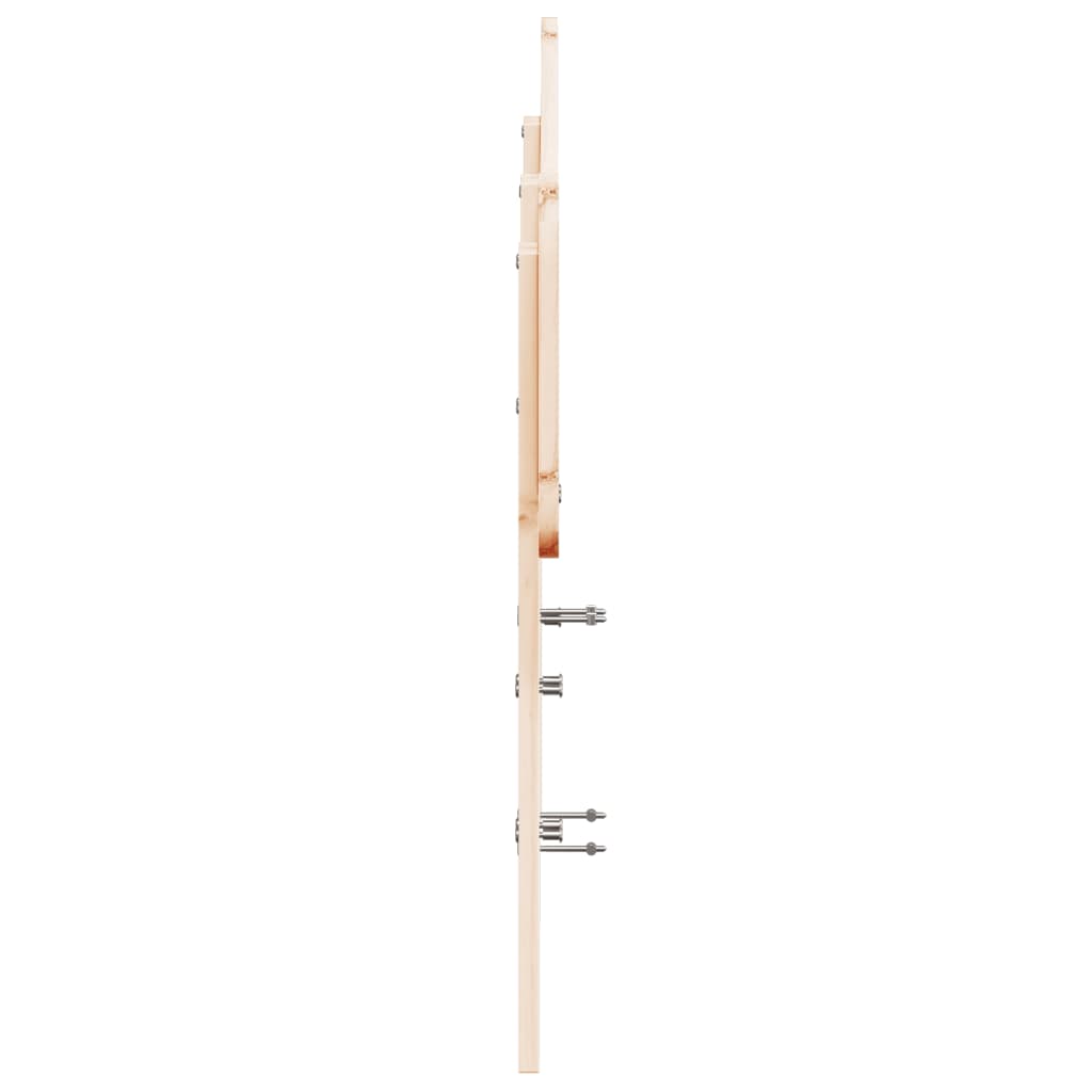 vidaXL Kopfteil 120 cm Massivholz Kiefer