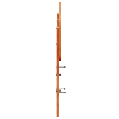 vidaXL Kopfteil Wachsbraun 120 cm Massivholz Kiefer
