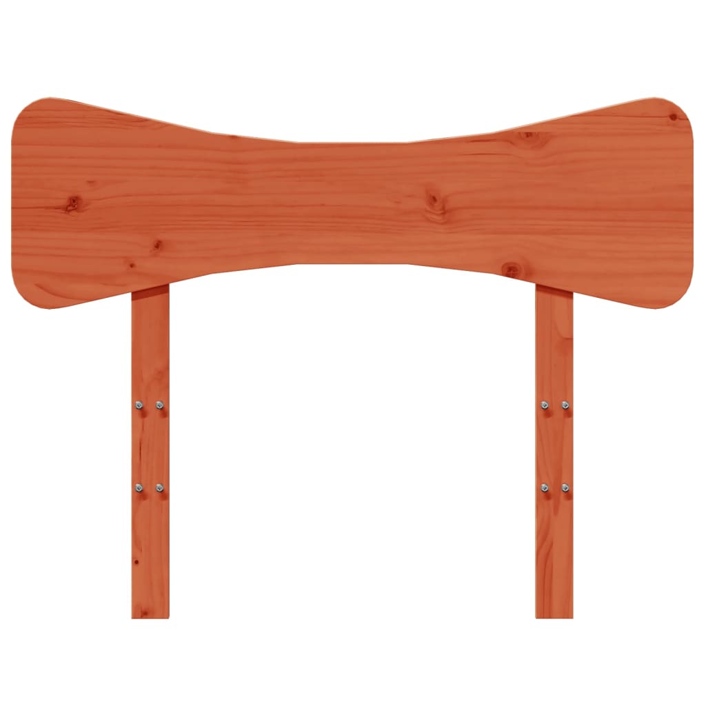 vidaXL Kopfteil Wachsbraun 100 cm Massivholz Kiefer