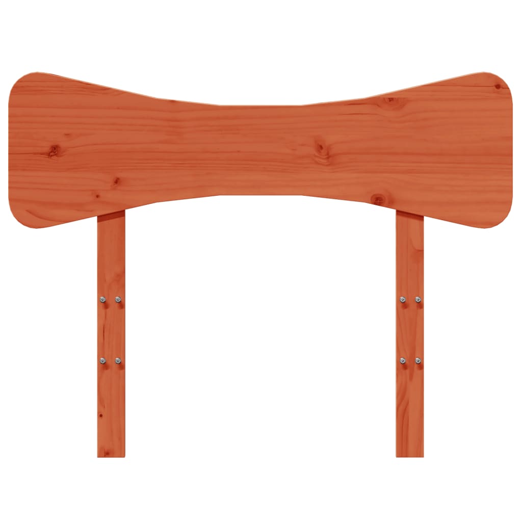 vidaXL Kopfteil Wachsbraun 75 cm Massivholz Kiefer