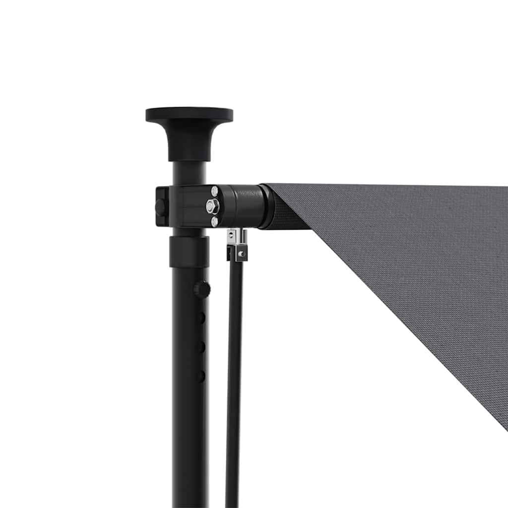 vidaXL Markise Einziehbar Anthrazit 150x150 cm Stoff und Stahl