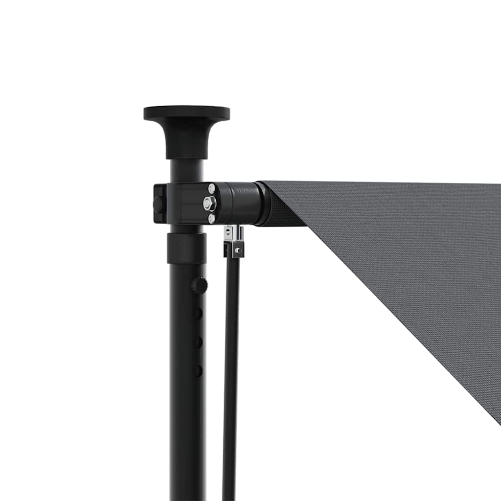 vidaXL Markise Einziehbar Anthrazit 300x150 cm Stoff und Stahl
