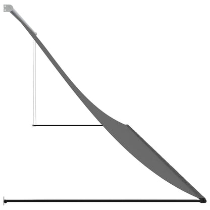 vidaXL Markise Einziehbar Anthrazit 350x150 cm Stoff und Stahl