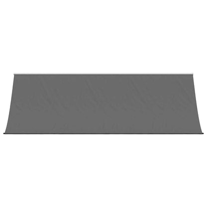 vidaXL Markise Einziehbar Anthrazit 400x150 cm Stoff und Stahl