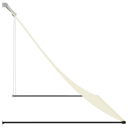 vidaXL Markise Einziehbar Creme 250x150 cm Stoff und Stahl