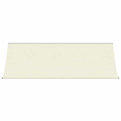 vidaXL Markise Einziehbar Creme 350x150 cm Stoff und Stahl