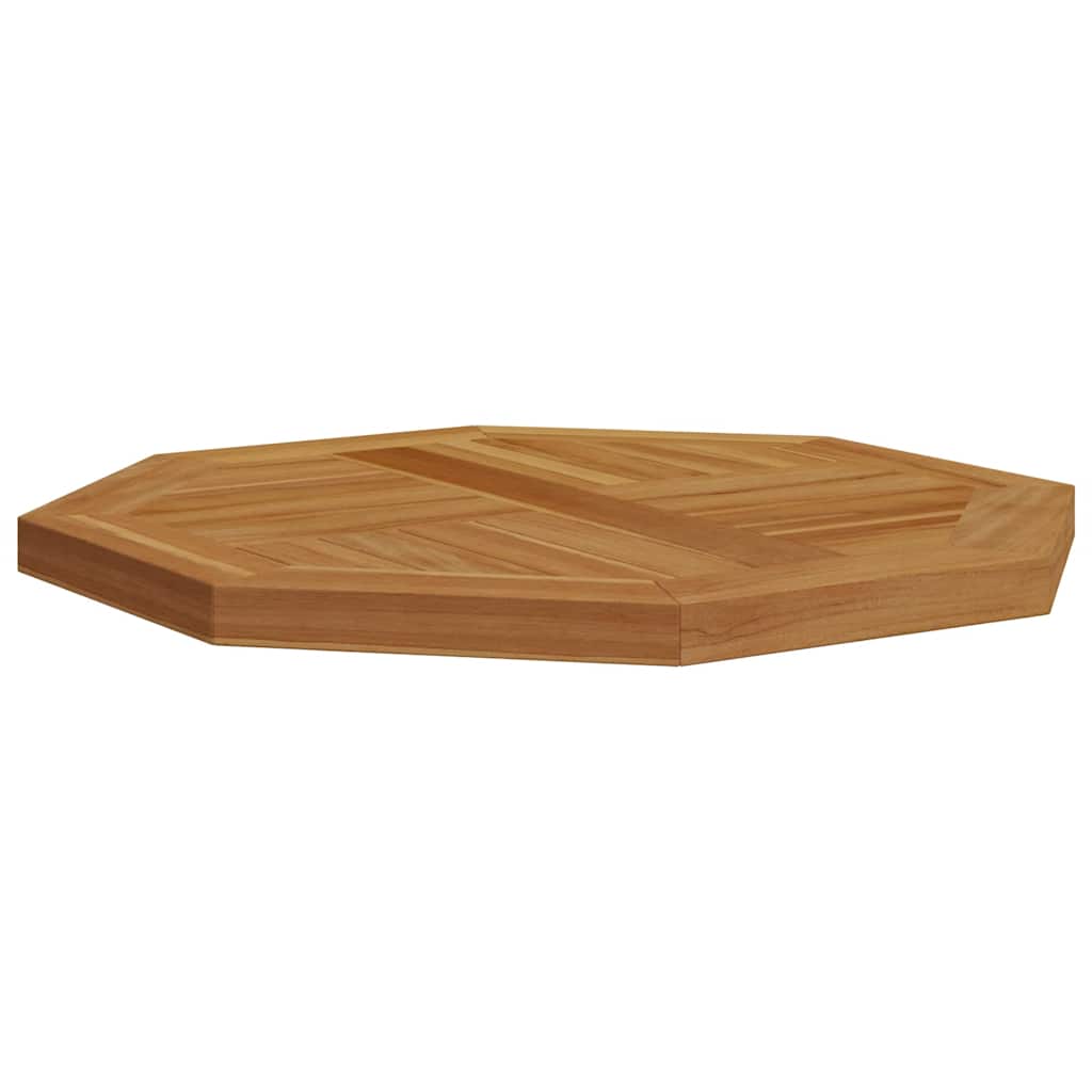 vidaXL Tischplatte 50x50x2,5 cm Achteckig Massivholz Teak