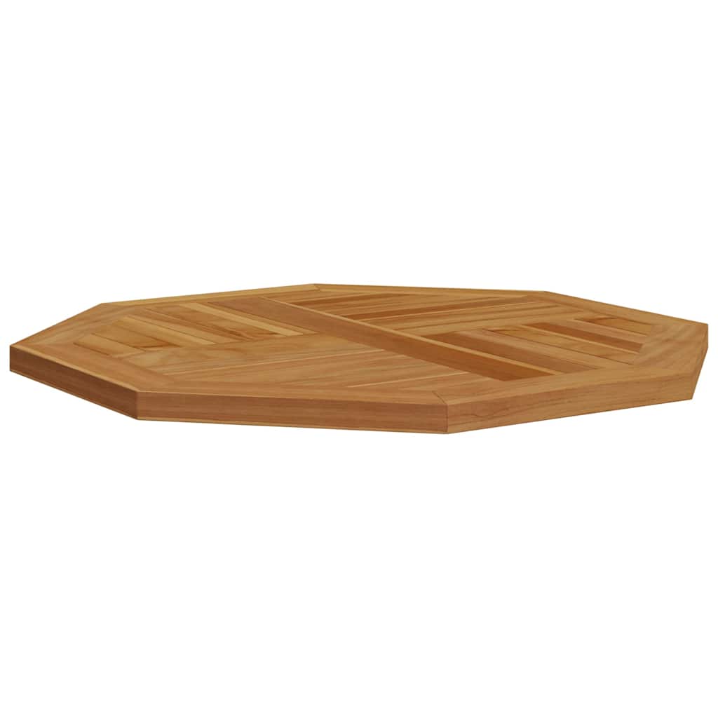 vidaXL Tischplatte 60x60x2,5 cm Achteckig Massivholz Teak