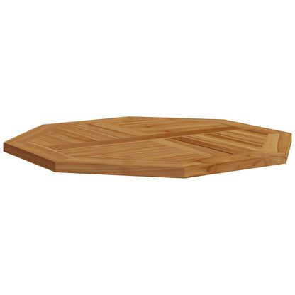 vidaXL Tischplatte 80x80x2,5 cm Achteckig Massivholz Teak