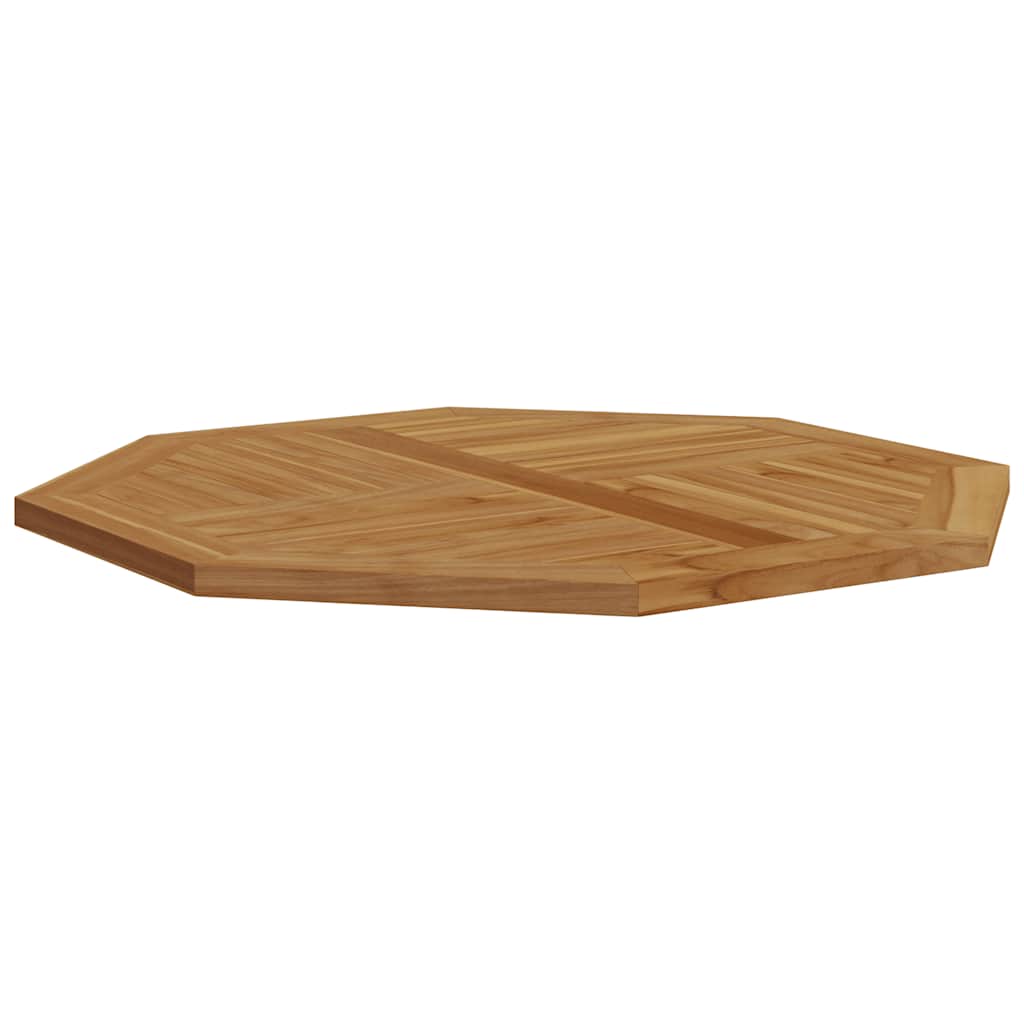 vidaXL Tischplatte 90x90x2,5 cm Achteckig Massivholz Teak