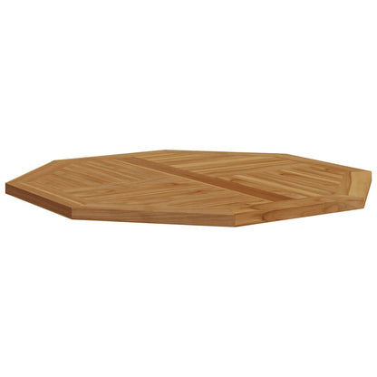 vidaXL Tischplatte 90x90x2,5 cm Achteckig Massivholz Teak