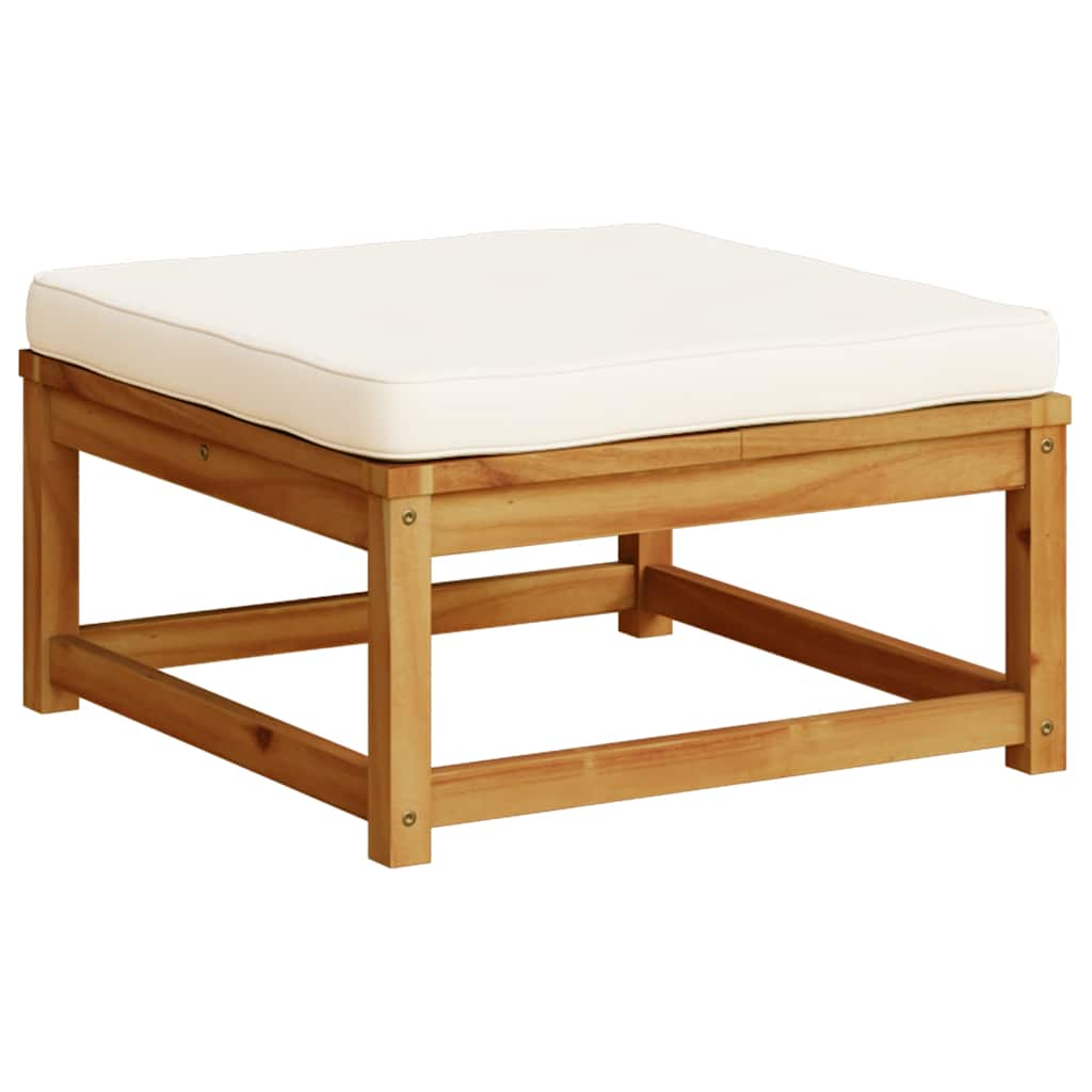 vidaXL 7-tlg. Garten-Lounge-Set mit Kissen Massivholz Akazie