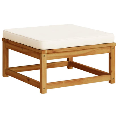 vidaXL 7-tlg. Garten-Lounge-Set mit Kissen Massivholz Akazie