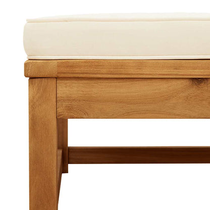 5-tlg. Garten-Lounge-Set mit Kissen Massivholz Akazie