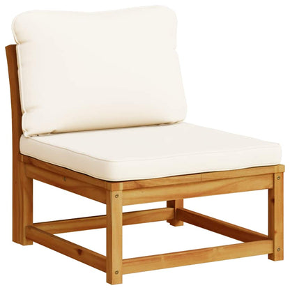vidaXL 4-tlg. Garten-Lounge-Set mit Kissen Massivholz Akazie