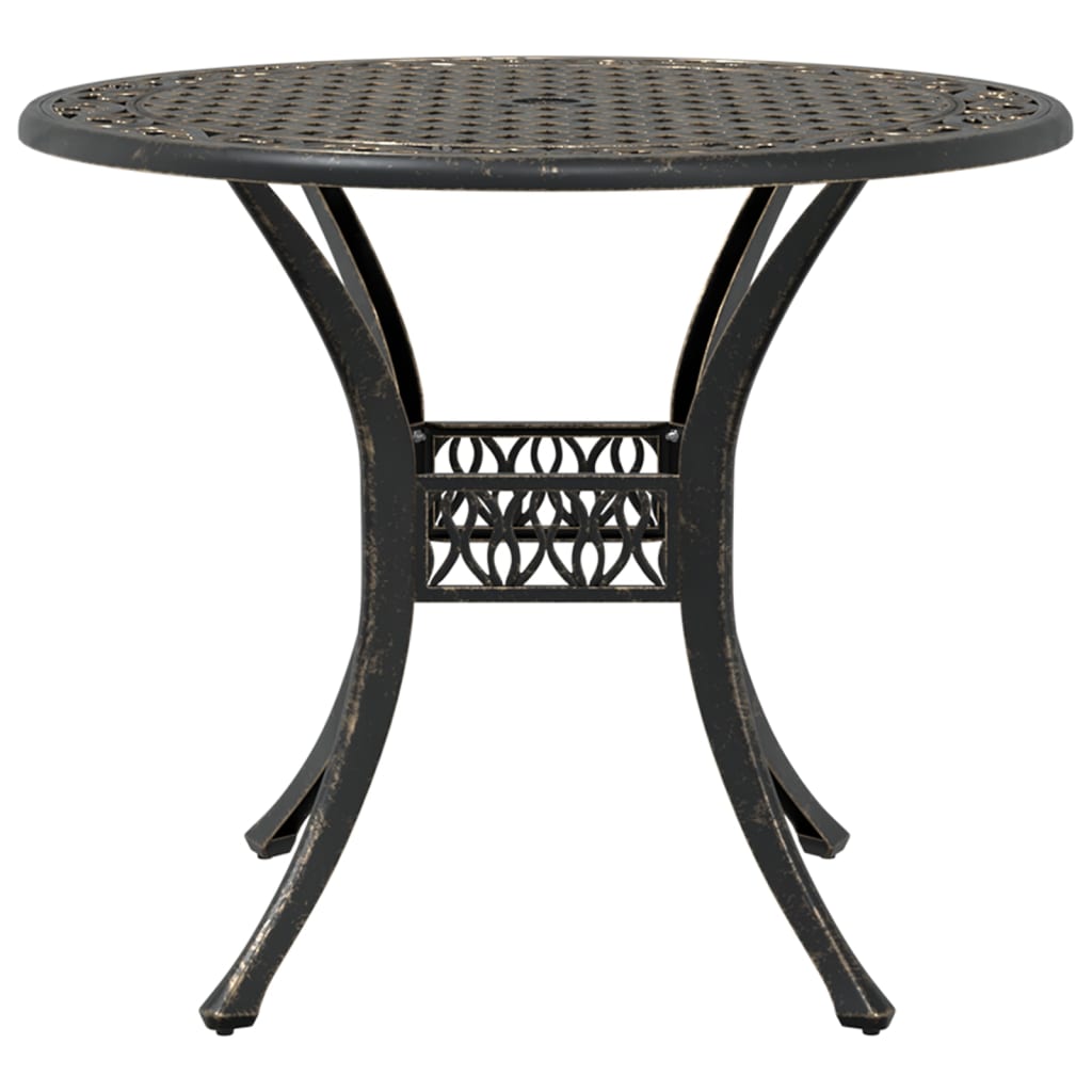 vidaXL 5-tlg. Garten-Essgruppe Bronzen Aluminiumguss