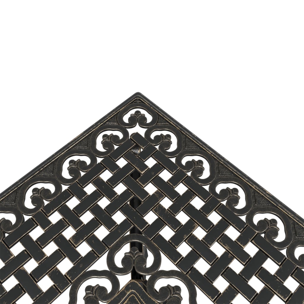vidaXL 5-tlg. Garten-Essgruppe Bronzen Aluminiumguss