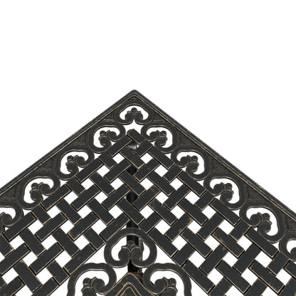 vidaXL 5-tlg. Garten-Essgruppe Bronzen Aluminiumguss