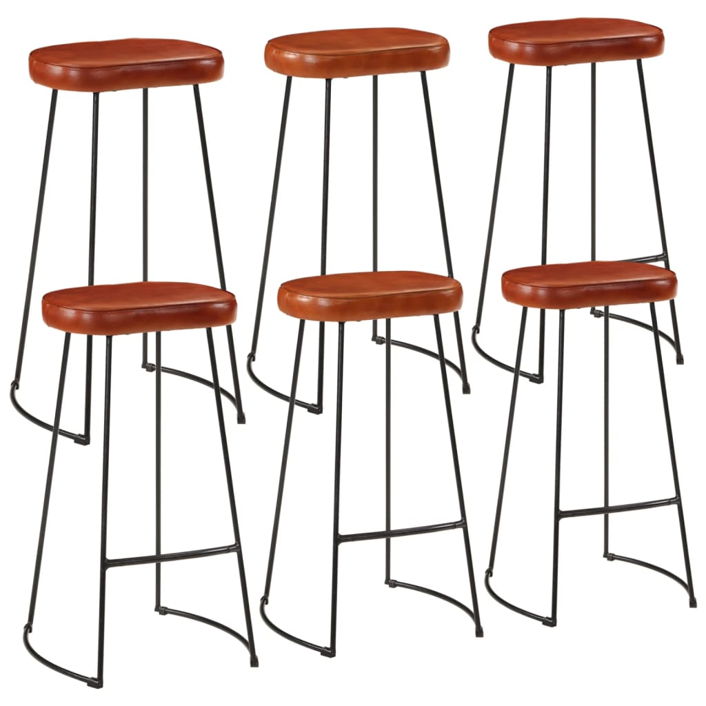 vidaXL Set de bar 7 pcs Bois de manguier rugueux et métal