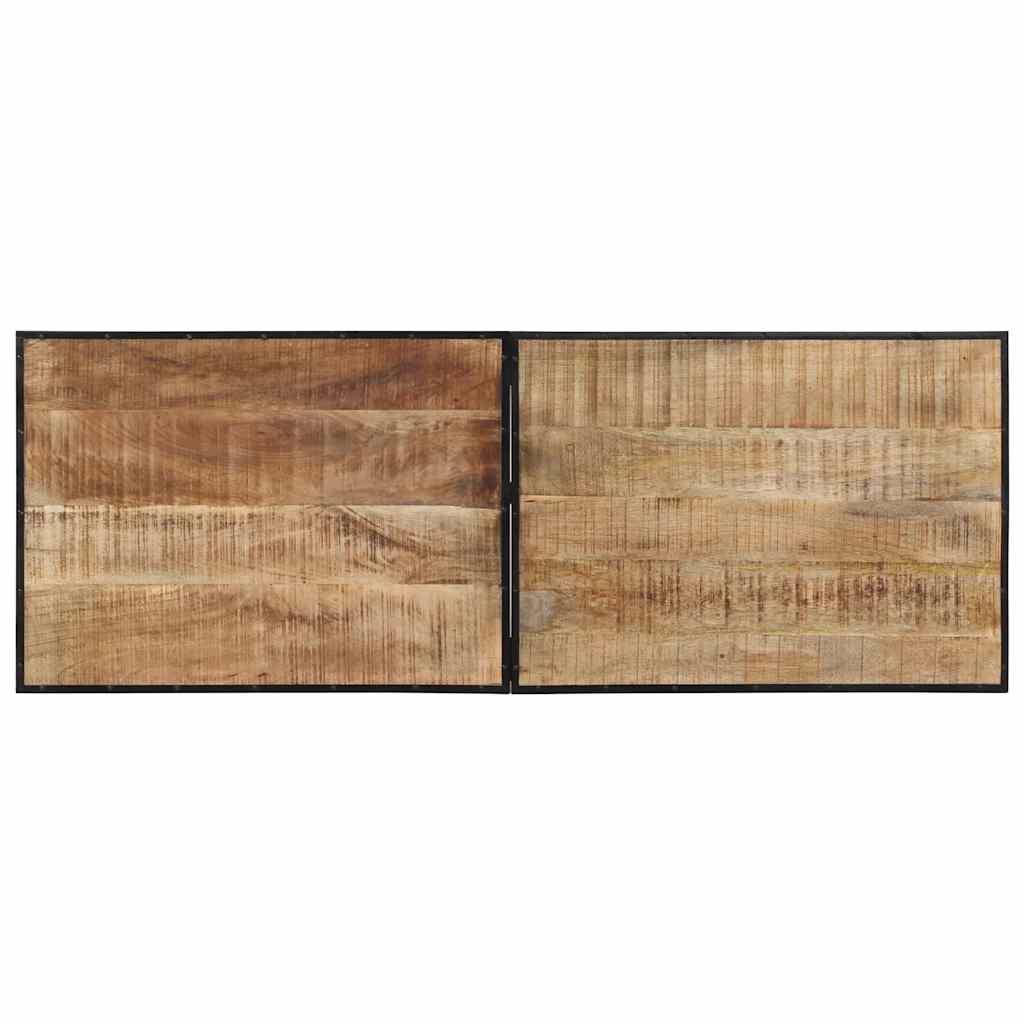 vidaXL 7-tlg. Bar-Set Raues Mangoholz und Metall