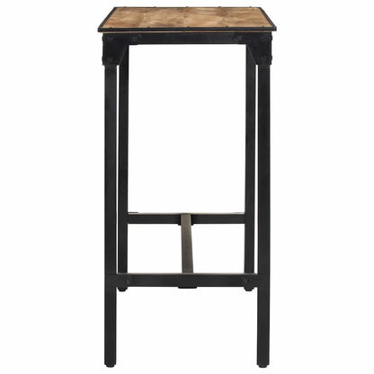 vidaXL Ensemble de bar 5 pièces en bois de manguier brut et métal