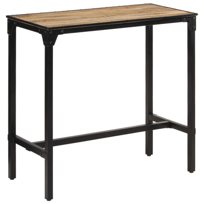 vidaXL 5-tlg. Bar-Set Raues Mangoholz und Metall