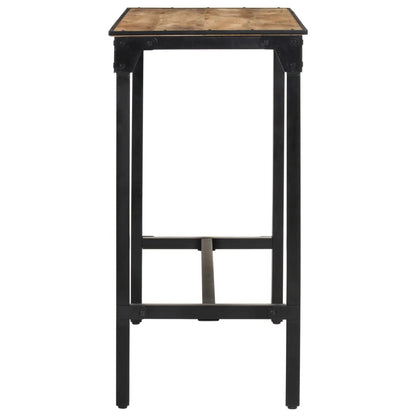 vidaXL 5-tlg. Bar-Set Raues Mangoholz und Metall